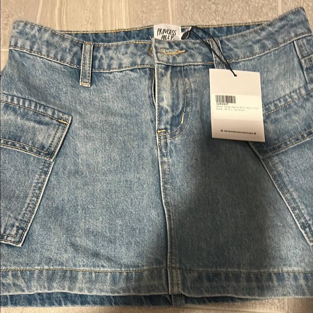 Princess Polly Denim Mini Skirt